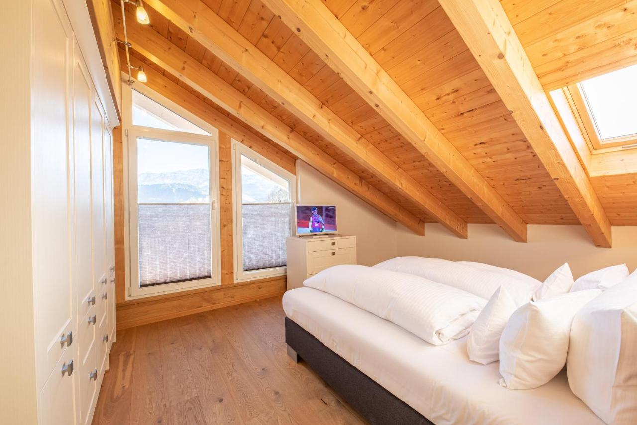 Bergzauber Apartment การ์มิช-พาร์เทนเคียร์เชน ภายนอก รูปภาพ