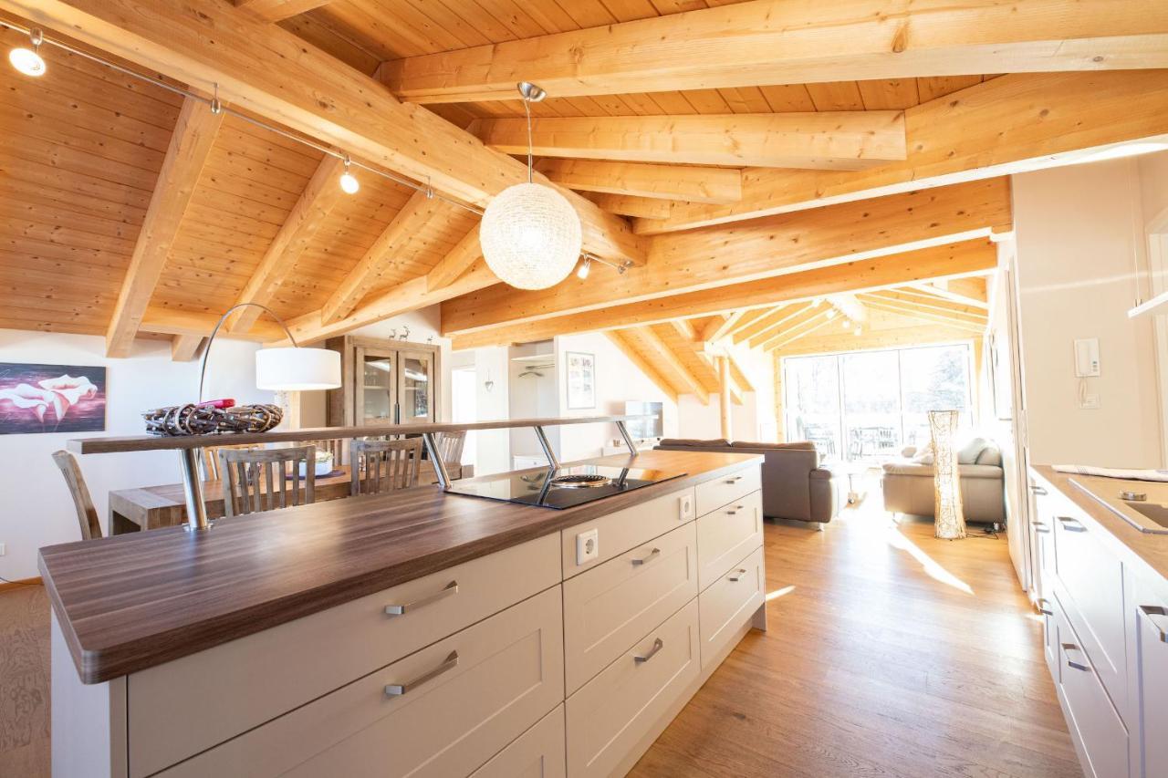 Bergzauber Apartment การ์มิช-พาร์เทนเคียร์เชน ภายนอก รูปภาพ