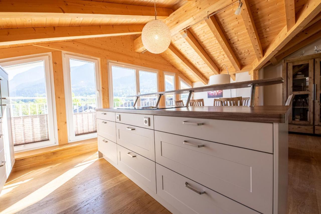 Bergzauber Apartment การ์มิช-พาร์เทนเคียร์เชน ภายนอก รูปภาพ